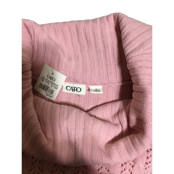 Cato Pink Knit Sweater Size XL NWT - Picture 3 of 7
